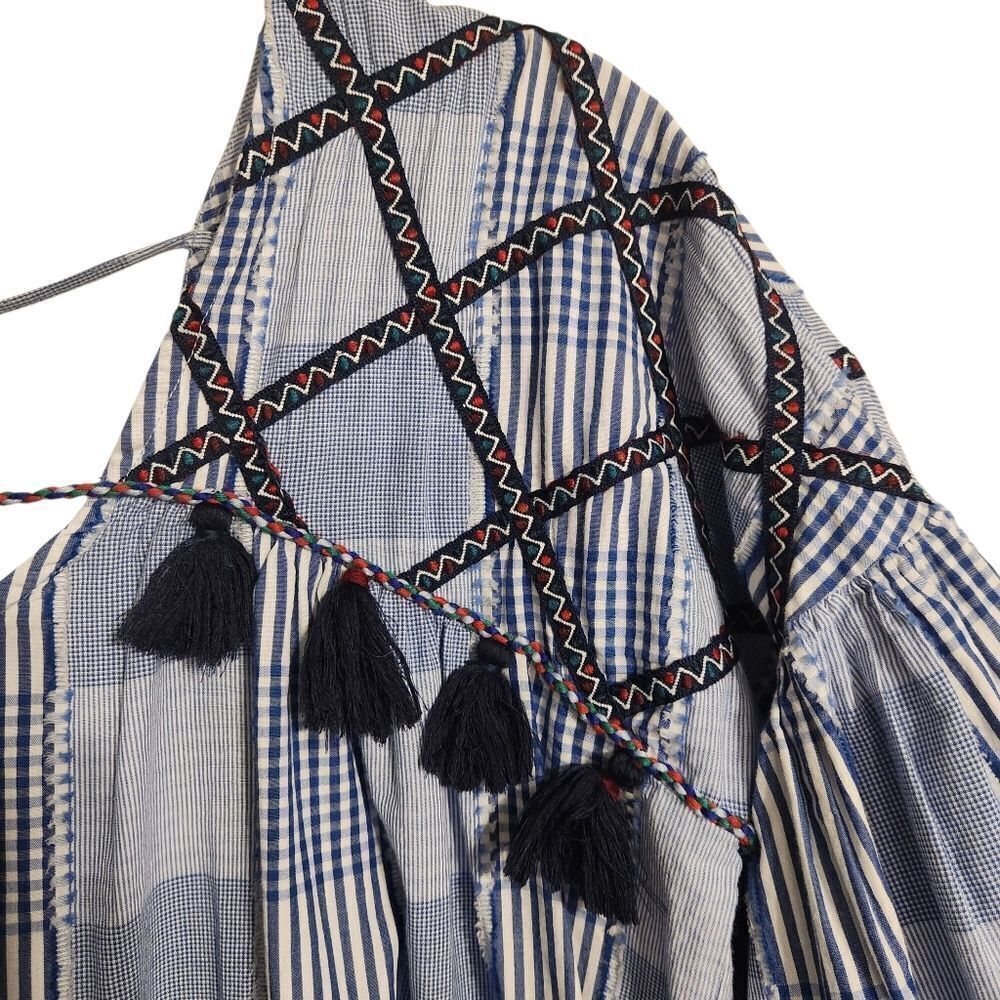 Anthropologie Maeve Tatum Tunic Dress Blue Small - Picture 6 of 11